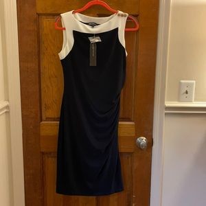 NWT JONES NEW YORK NAVY DRESS
